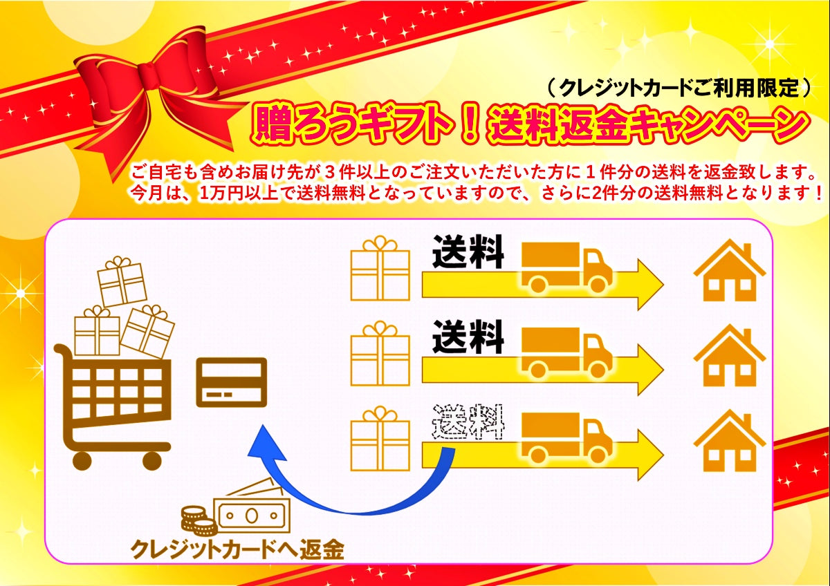 オンラインショップ贈ろうギフト！送料返金キャンペーン！！｜道の駅米沢