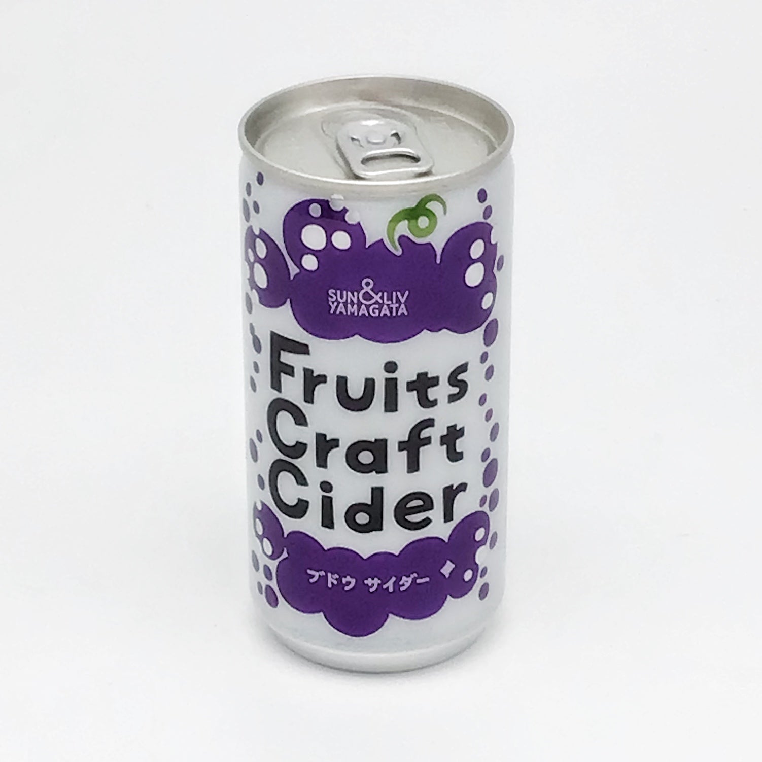 Fruits Craft Cider ブドウ サイダー 200ml×30缶×2ケース 山形県から産地直送 山形食品 フルーツクラフトサイダー ぶどう 果汁入り ノンアル 送料無料